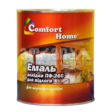 საღებავი იატაკისთვის წითელ-ყავისფერი 2.6კგ  COMFORT HOME