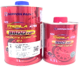 nax Premila 9800 HP 2:1 ლაქი Velocity Clear 2K 1L