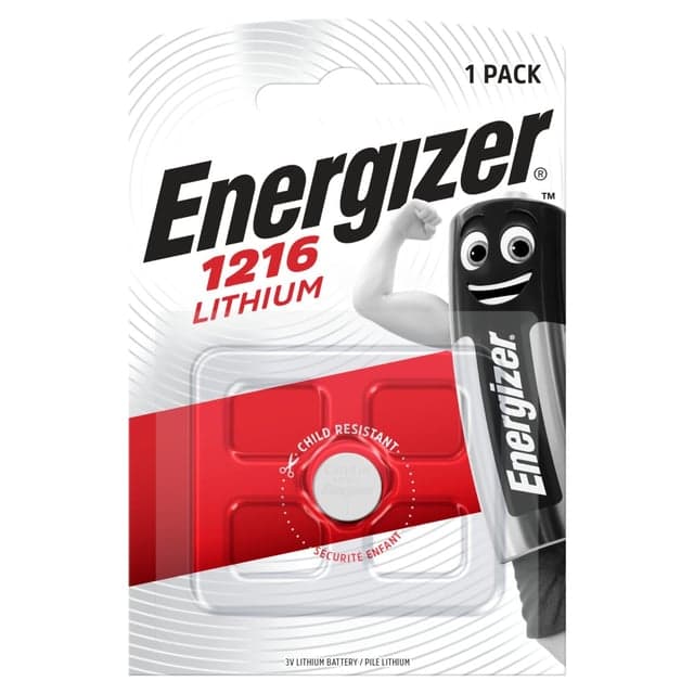 ელემენტი ლითიუმის Energizer CR1216 ზომა 1ც