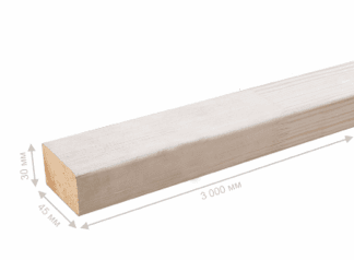 დეკორატიული რეიკა ფიჭვი 30*45*3000