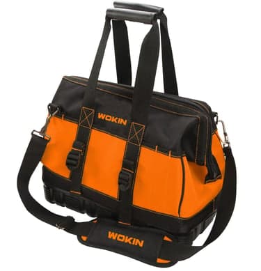 ხელსაწყოების ჩანთა Wokin 906216, 16″ Tools Bag, Black/Orange