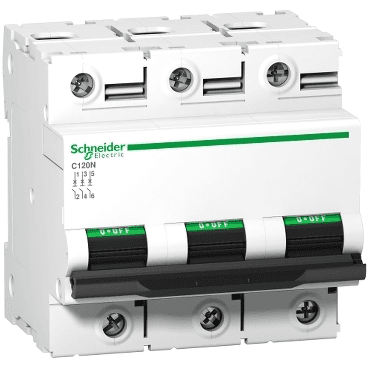 ავტომატური ამომრთველი Schneider C120N 3P 100A