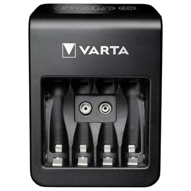დამტენი მოწყობილობა VARTA LCD PLUG CHARGER + 4 AA 2100mAh