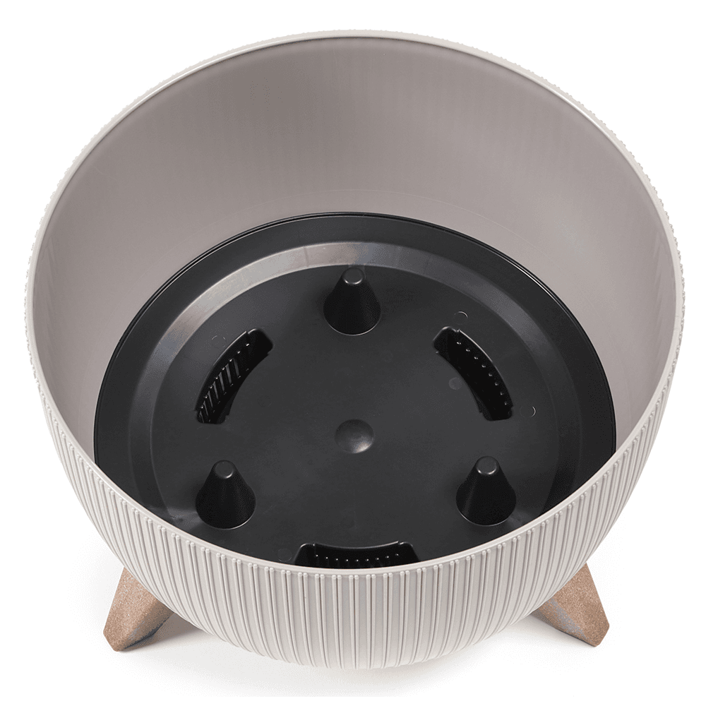 ქოთანი ყვავილის Lamela Bowl ROMA 400 jumper - white