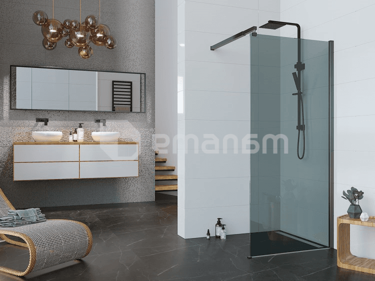 საშხაპე მინა Alex Baitler AB29100S4 100×200 cm დაბურული