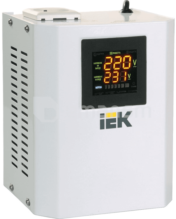 სტაბილიზატორი ძაბვის IEK BOILER IVS24-1-00500 500 VA