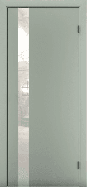 კარის ბლოკი Terminus Solid 802 olivin №802 შუშა - Planilak რძისფერი 38x700x2150 mm