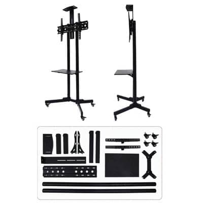 ტელევიზორის საკიდი Allscreen C1500, 32"-65", TV Mount With Roller, Black