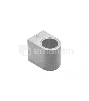 ფასადის განათება GTV TIAGO მრგვალი ინოქსი GU10 MAX 35W IP54