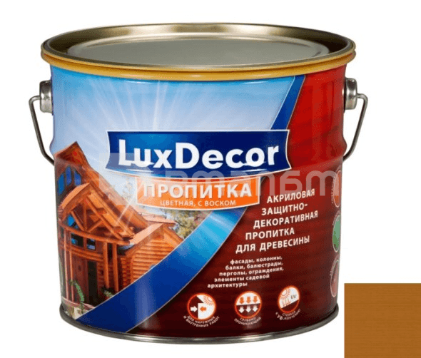 გამჟღენთი LuxDecor plius+ მუხა 1 ლ
