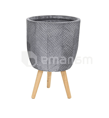 ქოთანი კერამიკული Mega Collections Lowa Leggs Egg Pot Washed 32x51სმ 24ლ