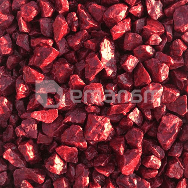 ქვა დეკორატიული შეღებილი წითელი GeoColor Decor 8 კგ