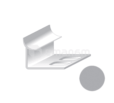 შიდა კუთხე ფილის Salag PVC 9/2500 მმ ღია ნაცრისფერი