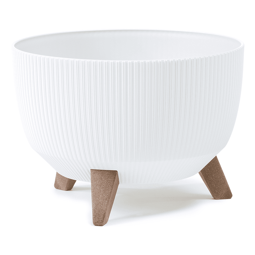 ქოთანი ყვავილის Lamela Bowl ROMA 400 jumper - white