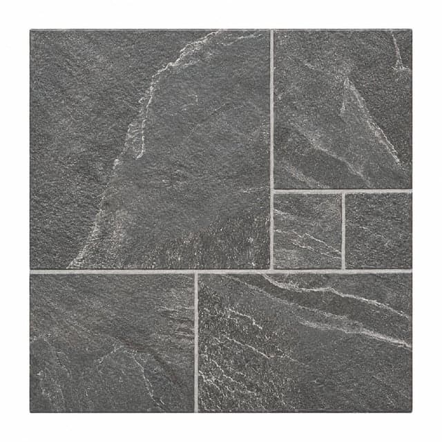 კერამოგრანიტი Emotion Ceramics Slate 60.5x60.5სმ ანტრაციტისფერი მქრქალი