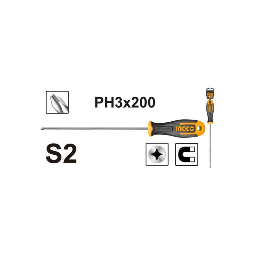 სახრახნისი ვარსკვლავა 3x200მმ (HS68PH3200)