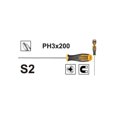 სახრახნისი ვარსკვლავა 3x200მმ (HS68PH3200)