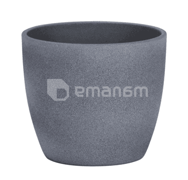 კერამიკული ქოთანი ყვავილებისთვის Scheurich 920/19 DARK STONE