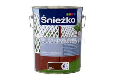 საღებავი ბეტონის Sniezka B04 5ლ ყავისფერი