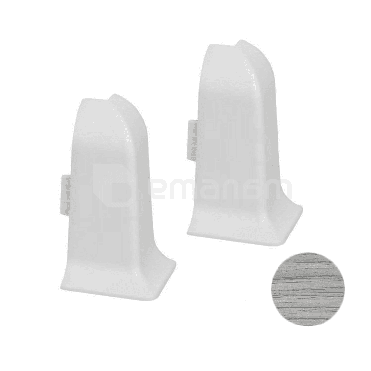გარე კუთხე პლინტუსის VOX PVC Esquero E-620 მუხა ღია ნაცრისფერი  2 ც.