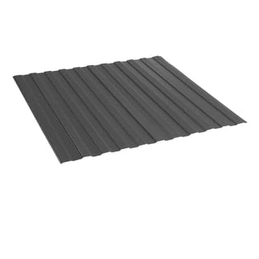 პროფილირებული ფერადი თუნუქი 0.5X1190 ხაოიანი RAL9005 NOVA