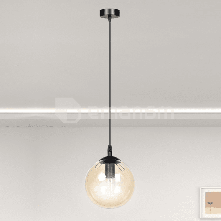 საკიდი EMIBIG Cosmo 1 E14 1x MAX 40W შავი MIODOWY