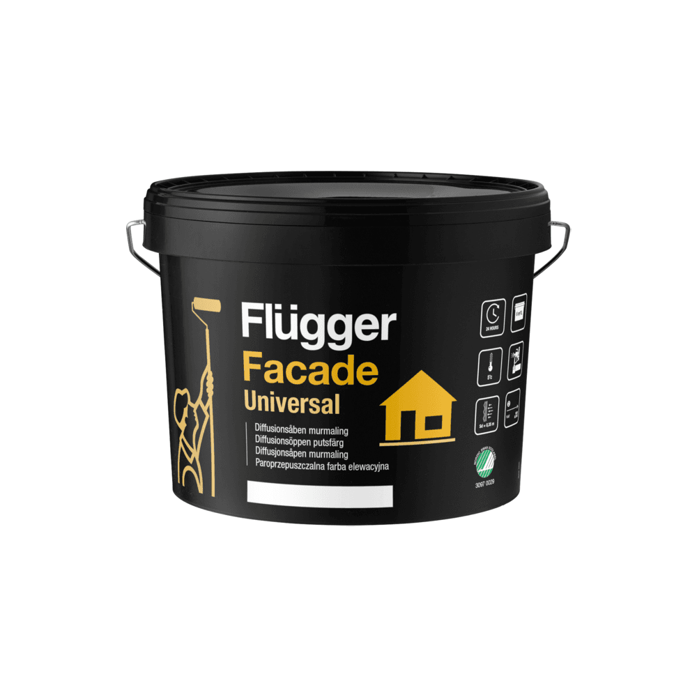 საღებავი ფასადის Flugger Universal Base 4 3ლ