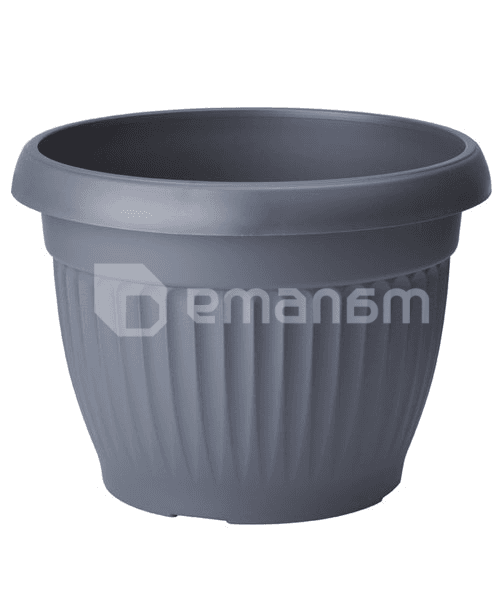 პლასტმასის ქოთანი FORM PLASTIC Dona 0172-014 Ø55 ანტრაციტი