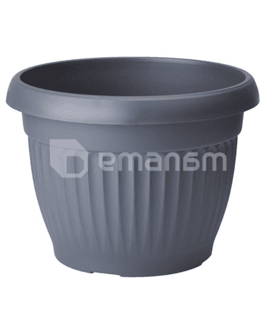 პლასტმასის ქოთანი FORM PLASTIC Dona 0172-014 Ø55 ანტრაციტი