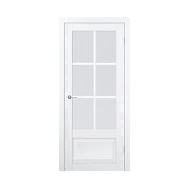 კარი მდფ PVC 215-80 (Арт. ECOSN1106 ОВ  WHITE POLIPROFILEN