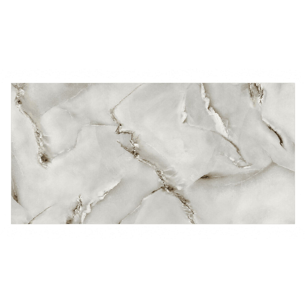 კერამოგრანიტი Ceroq RIVENTO BIANCO POLISHED ENDLESS 60x120 სმ თეთრი