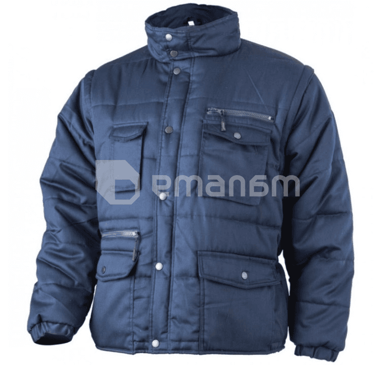 დათბილული ქურთუკი მოხსნადი მკლავით Coverguard POLENA 5PSLB L ლურჯი