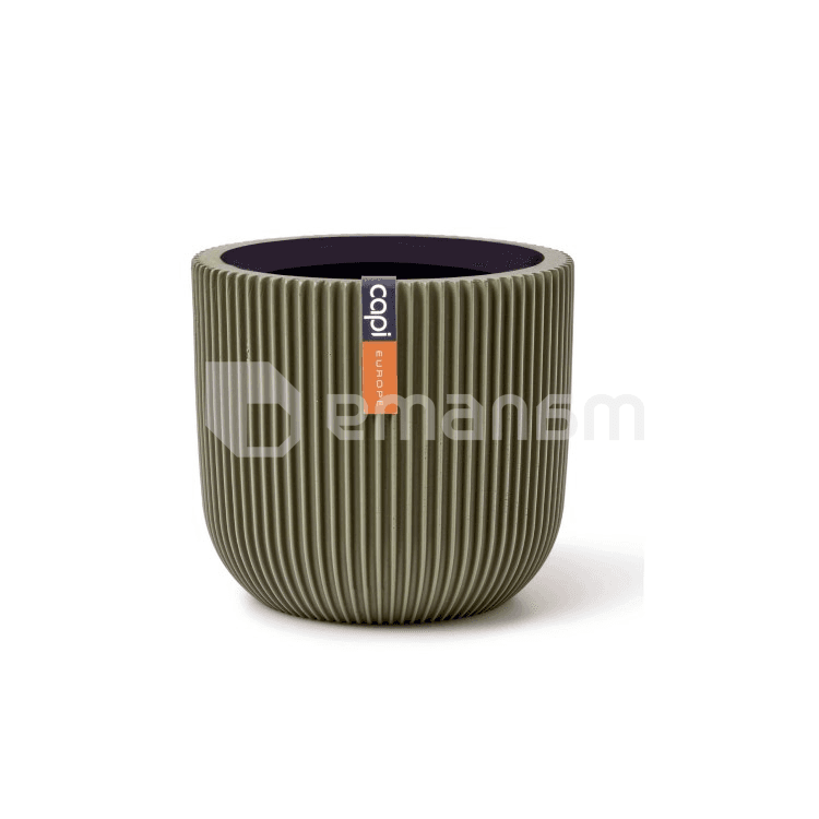 ქოთანი ყვავილის Capi Europe Planter ball Groove 14x13სმ მწვანე