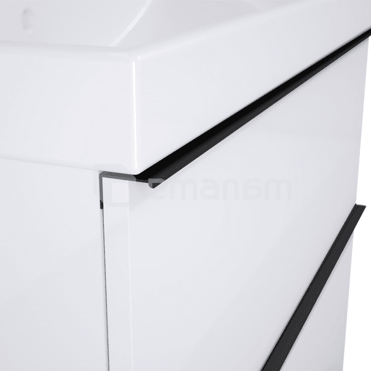 ავეჯის სახელური  Elita LOOK BLACK MATT 60 1 PC. (L-598/R-558)