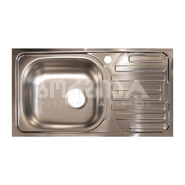 სამზარეულოს ნიჟარა დაფით 7545R  760*435*150*0.6მმ  AS07