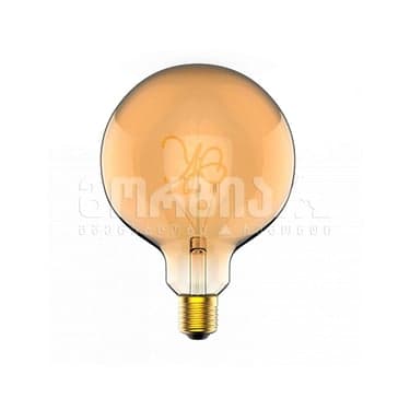 ლედ ნათურა Filament G125 GAUSS 2.5W E27 2000K 175802003 - Ga