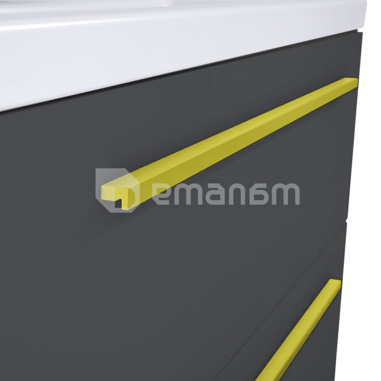 ავეჯის სახელური Elita KWADRO PLUS Gold 80