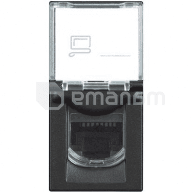 როზეტი Bticino bt-RG4258RJ11 TF შავი