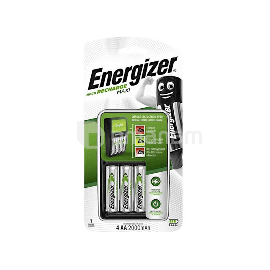 დამტენი Energizer AA 4ც 2000mAh Maxi