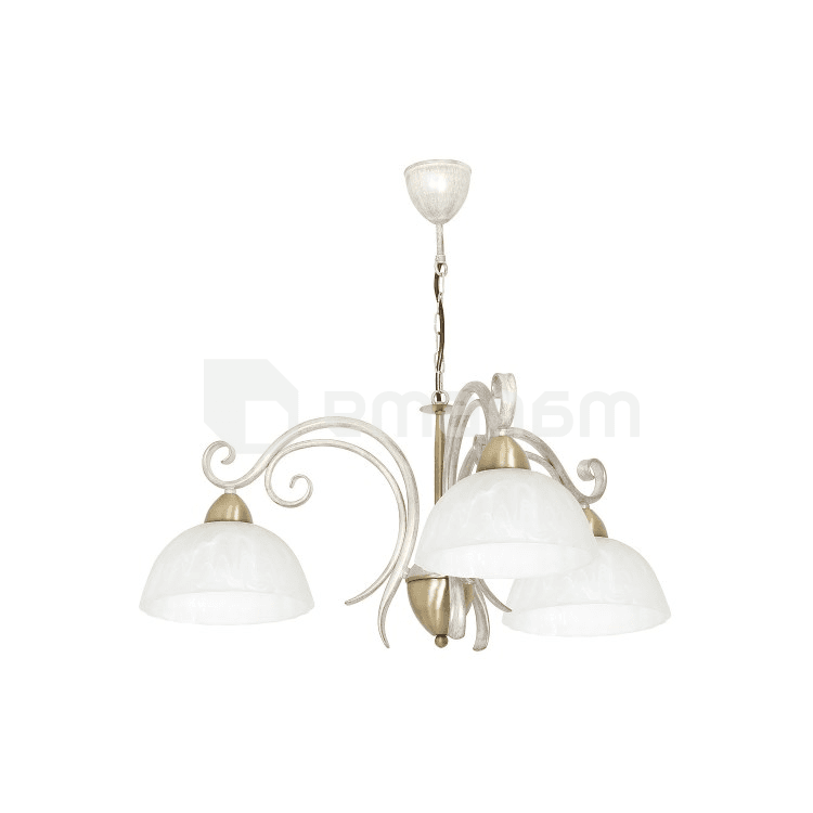 ჭაღი Luminex Aurora white 5973 E27 3x MAX 60W