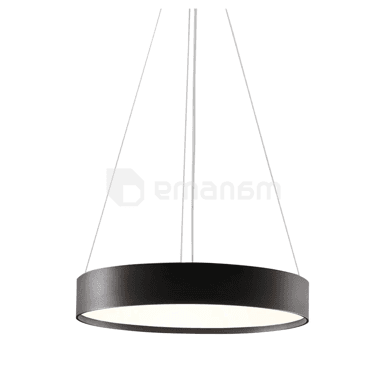 ჭაღი MIRAS 21015040 LED 50W 4000K მრგვალი შავი