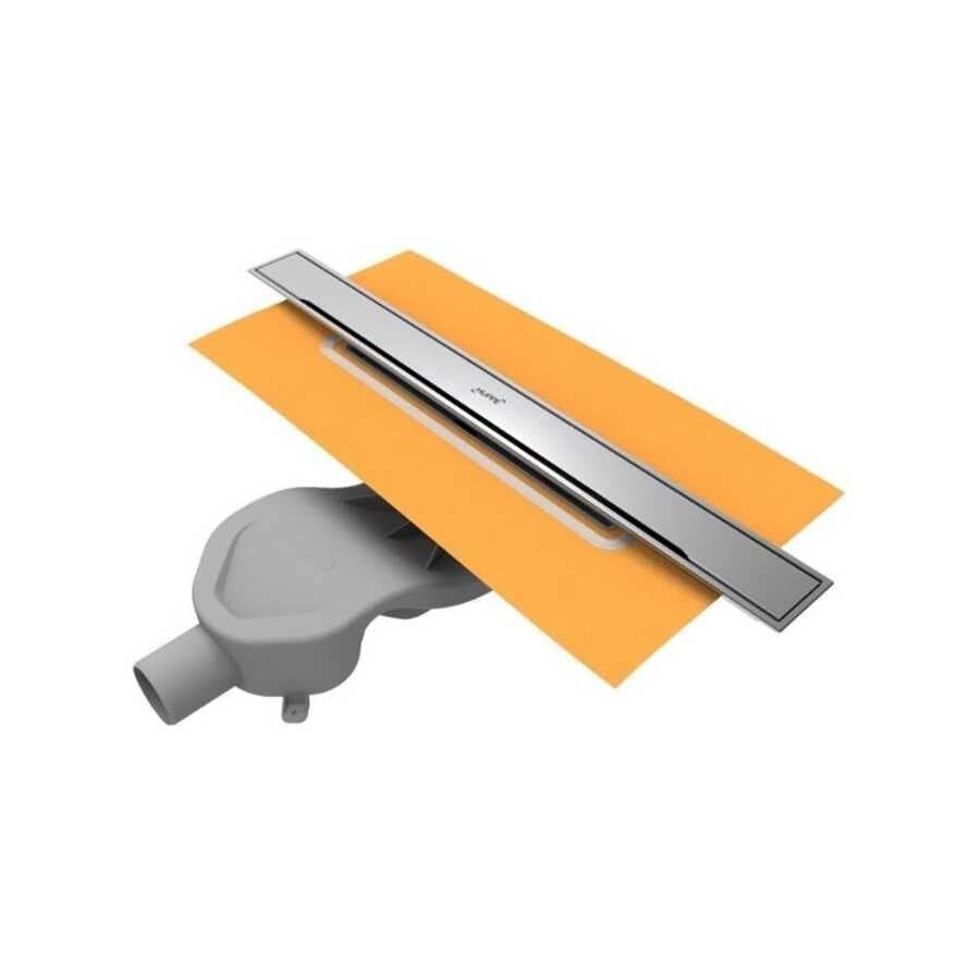 HUPPE აბაზანის ტრაპი Galata A matt silver 40სმ NON-CUT
