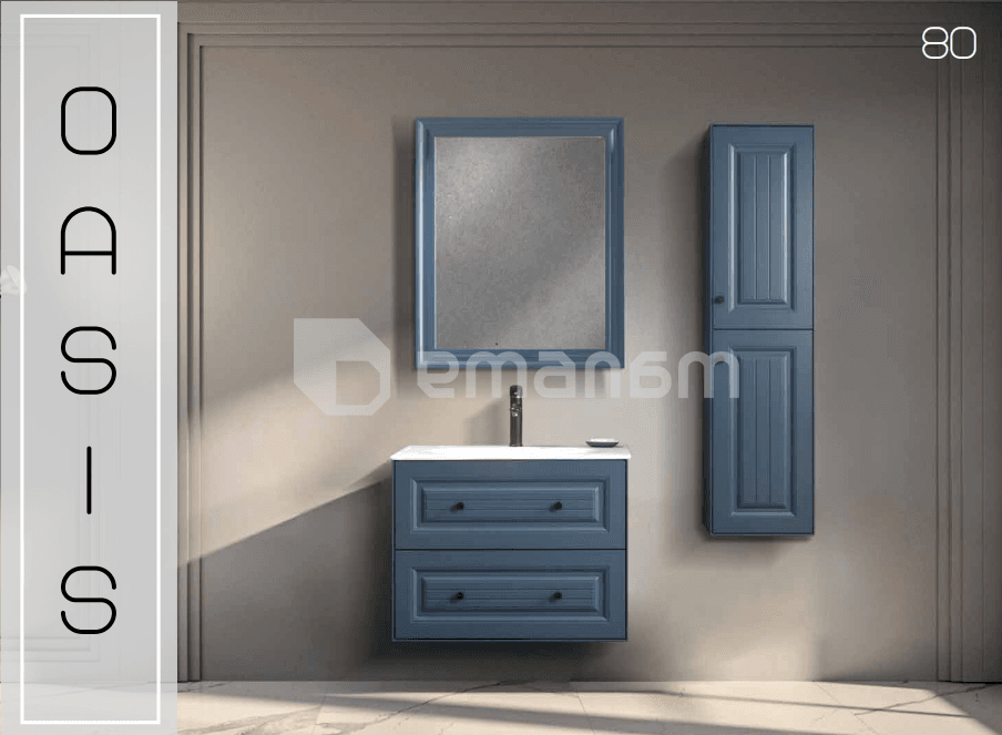 აბაზანის სარკე Martat Oasis 80 night blue