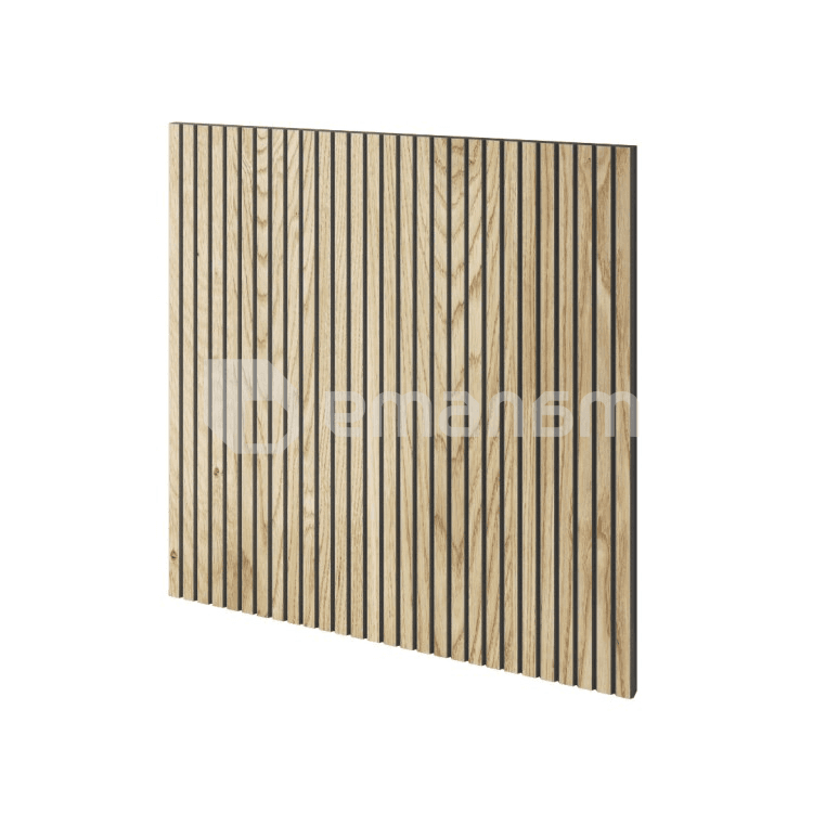 პანელი ფრეზირებული მუხის შპონისგან Lamele3D Vardo 600x600x11 მმ