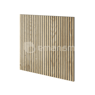 პანელი ფრეზირებული მუხის შპონისგან Lamele3D Vardo 600x600x11 მმ