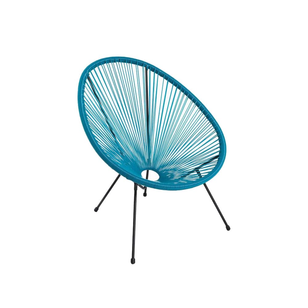 რატანის სკამი ცისფერი SC-093KD BLUE