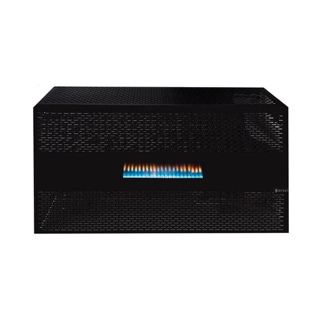 გაზის გამათბობელი Ersel Glass Black 100-120 კვ.მ