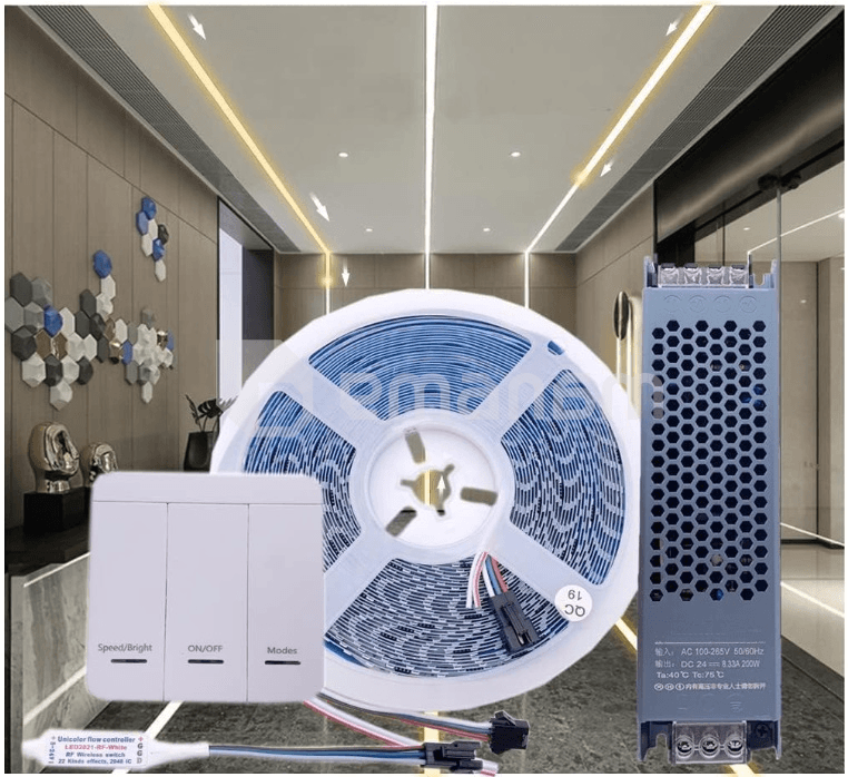 ლენტი LED Guoye 120 10м 100W 24V 4000K ნატურალური თეთრი