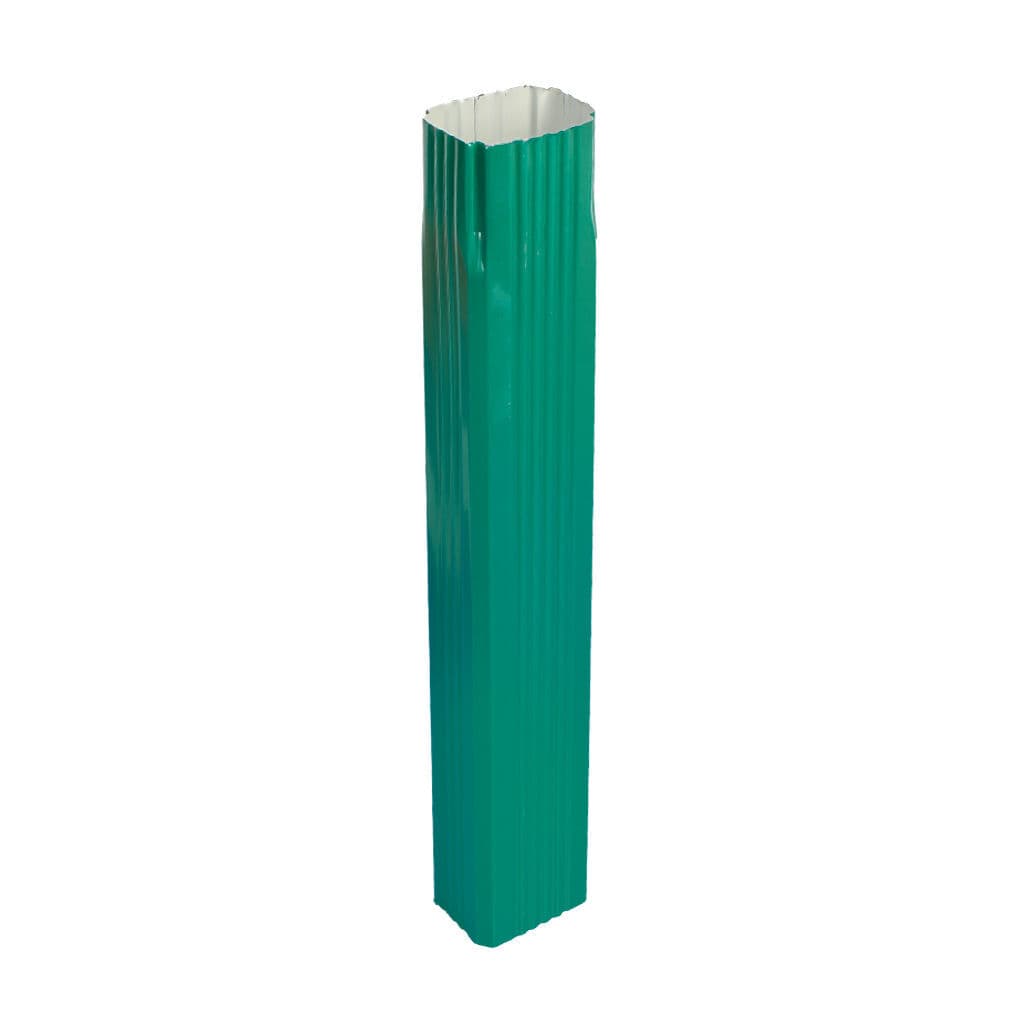 ოთხკუთხა წყალსაწრეტი მილი 0.50x350 RAL 6005 (2000 მმ.)