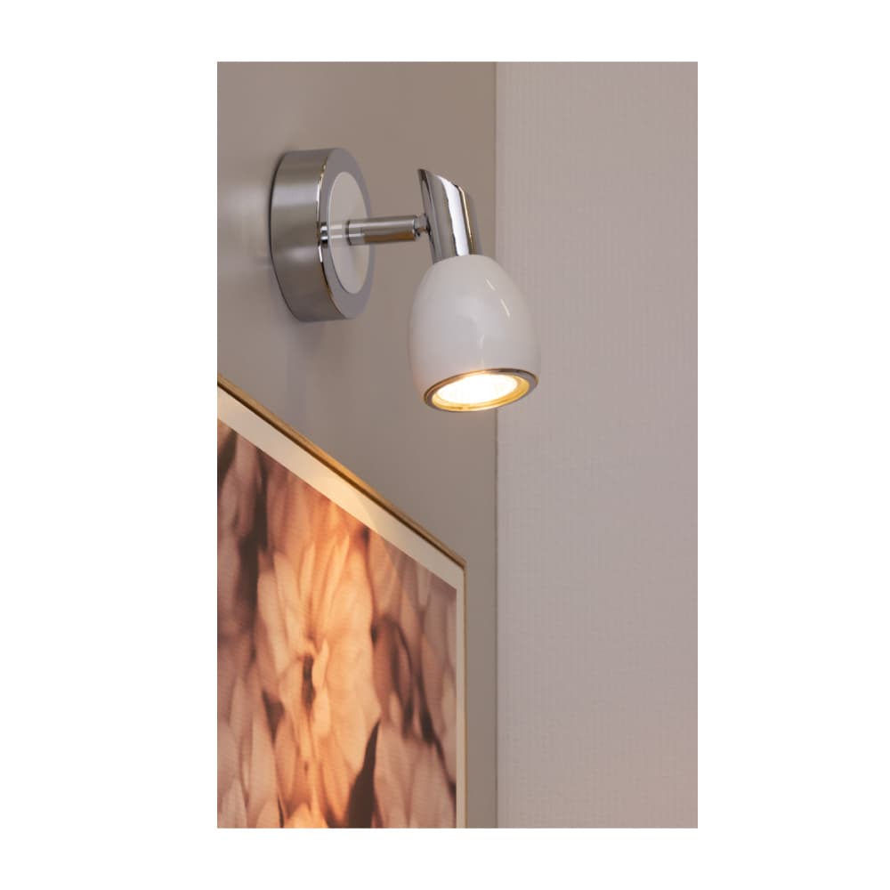 ბრა კედლის Colors Wall lamp 1xGU10 50W White/Chrome
